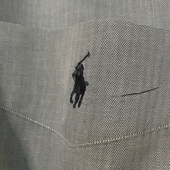 Polo by Ralph Lauren button down, long sleeve shirt. Size 17, 34-35 - Picture 2 of 4